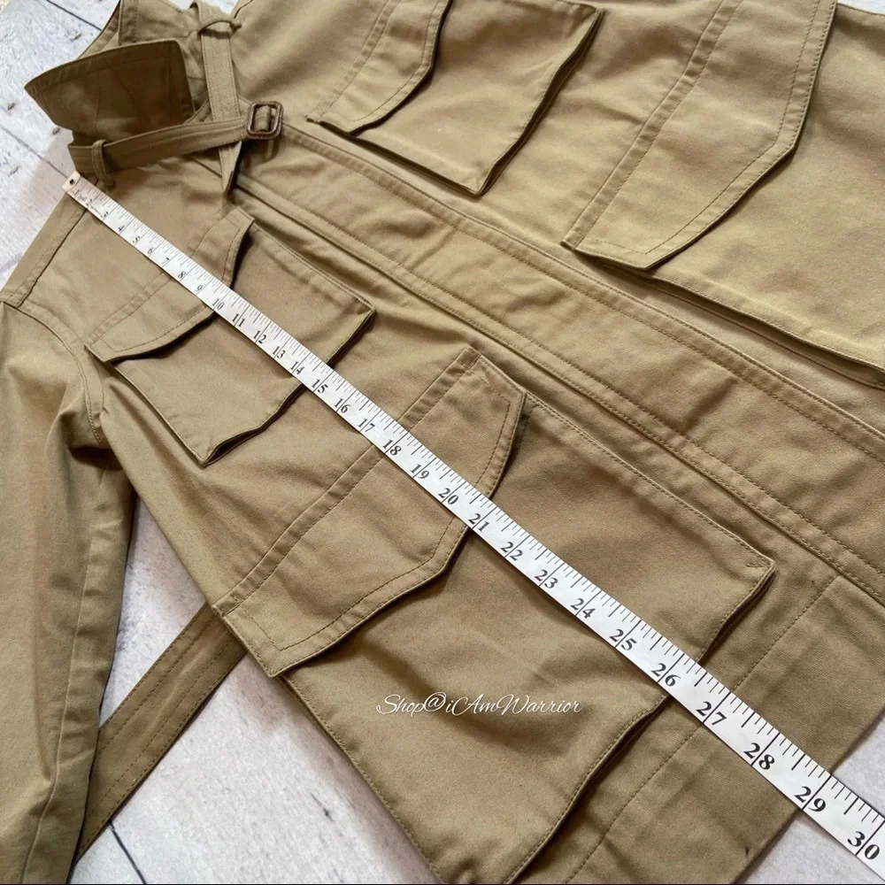 Vintage J.Crew Belted Cotton Utility Field Safari Jacket *shop@iamwarrior